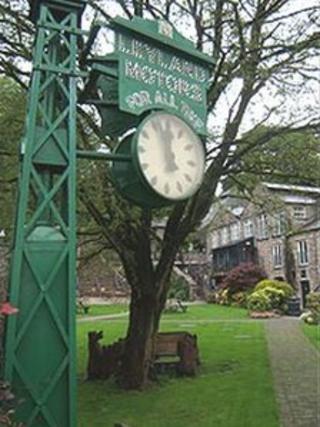 The restored clock