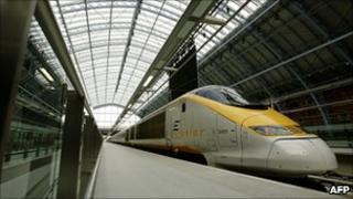 Eurostar train