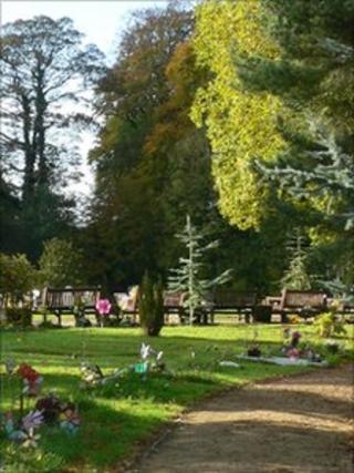 Chorley cemetery's baby garden