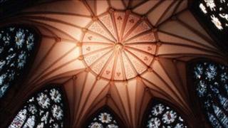 ceiling detail from unidentified church