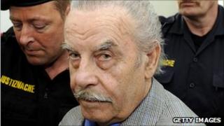 Josef Fritzl during his trial in St Poelten, Austria, 19 March 2009