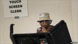 Voter in Washington DC