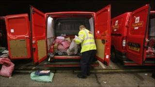 Royal Mail worker