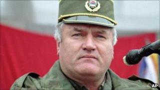 Gen Ratko Mladic pictured in 1995