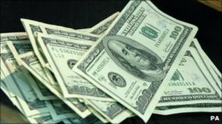 US dollar bills