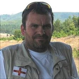 Ben Remfrey in Kosovo