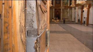 The Catholic cathedral in central Baghdad, open again after the killings