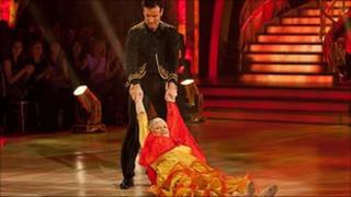 Ann Widdecombe in Strictly Come Dancing