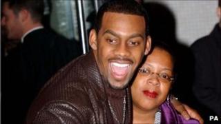 Comedian Richard Blackwood and his mother Juliette Giscombe