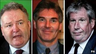 Jim Devine, David Chaytor and Elliot Morley