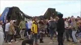 The illegal rave at dale in Pembrokeshire