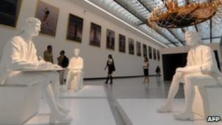A hall inside Rome's Maxxi museum of contemporary art (archive image)