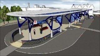 Pudsey's new bus station