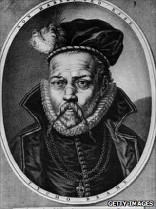 A portrait of Tycho Brahe, thought to have been made around 1600