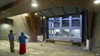A new performing arts centre in the West Bank Jewish settlement of Ariel, 8 November