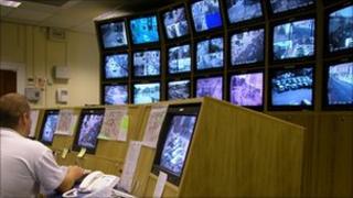 CCTV control room
