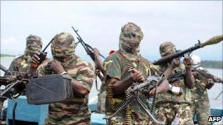 Members of the Movement for the Emancipation of the Niger Delta