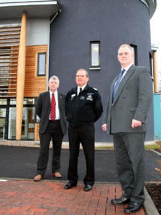 Nairn police station opening ceremony. Pic: Northern Constabulary