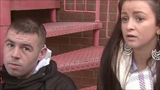 Liam Patterson and Rachel Donaghy