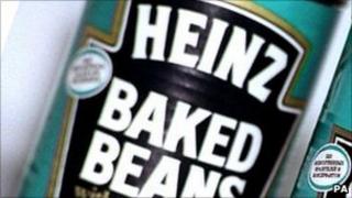 Heinz baked beans tin