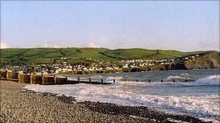 Borth beach