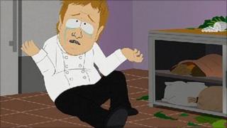 Jamie Oliver in South Park