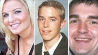 Jessica Foxley, Tom Petty and Philip Wright (Pic:Lancashire Police)