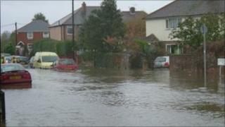 Flooding in Emsworth by BBC viewer Alan Barwis