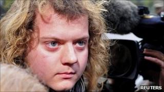Edward Woollard arrives at Westminster Magistrates' Court in central London on 24 November