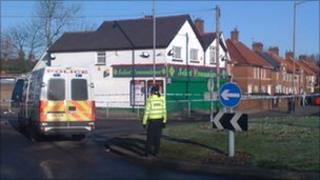 The store in Kingstanding where a man was found dead with stab wounds