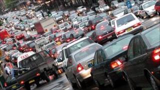 Traffic jam, BBC