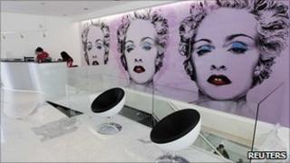 Inside Madonna's gym