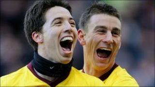 Samir Nasri and Laurent Koscielny
