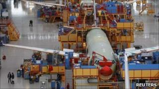 A320 production line, Finkenwerder near Hamburg