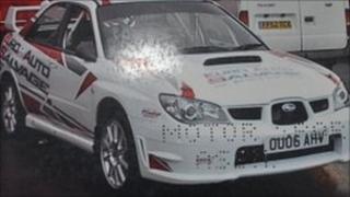 Rally car