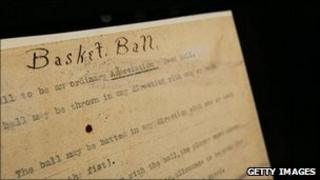 Basketball rules document