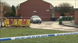 Scene of house explosion in Leeds