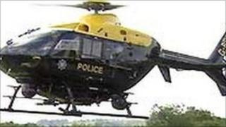 Police helicopter
