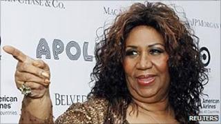 Aretha Franklin, pictured in June 2010