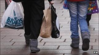 Shoppers on Buchanan Street in Glasgow on 14 December