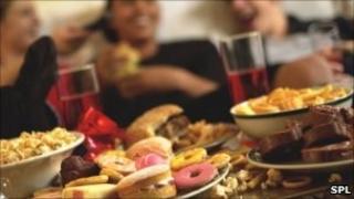 Christmas party food