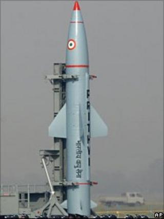 Prithvi missile