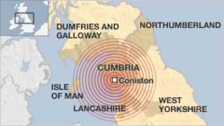 Earthquake map