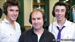 Ben Hazelby, Jamie Hazelby and Chris De Burgh