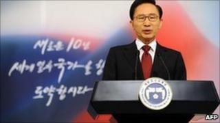South Korean President Lee Myung-bak, 3 January 2011