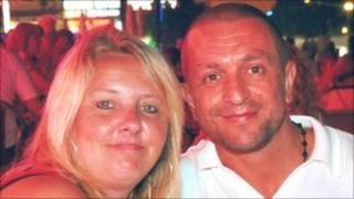 Wayne Amess and partner Christine Campbell