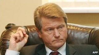 Lithuania's former President Rolandas Paksas, 1 Oct 08