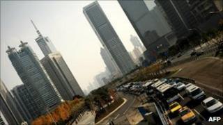 China gridlocked cars