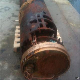 Recovered torpedo