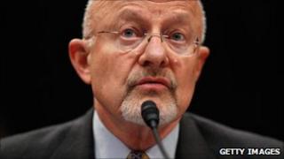 US intelligence chief James Clapper